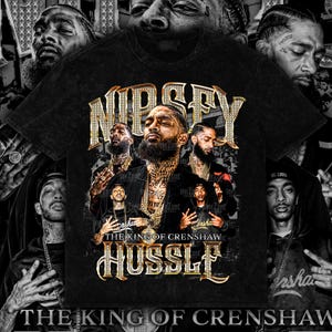 Nipsey Hussle benutzerdefinierte Design T-Shirt | Retro Vintage-Stil | 14x17 Zoll PNG Digital Download | Front Design mit Halbton | 300 DPI