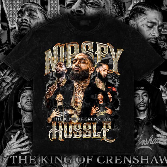 Nipsey Hussle Custom Design Tee | Retro Vintage Style | 14x17