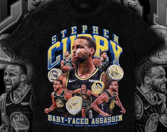Stephen Curry PNG Design – Retro Vintage Style | 13x15in Digital Download for DTF/DTG Printing | Ready to Print