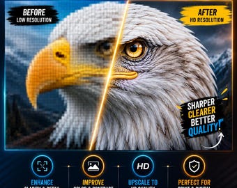 Photo Upscaling Service | Convert Low Resolution Photos to High Resolution | HD Photo Quality
