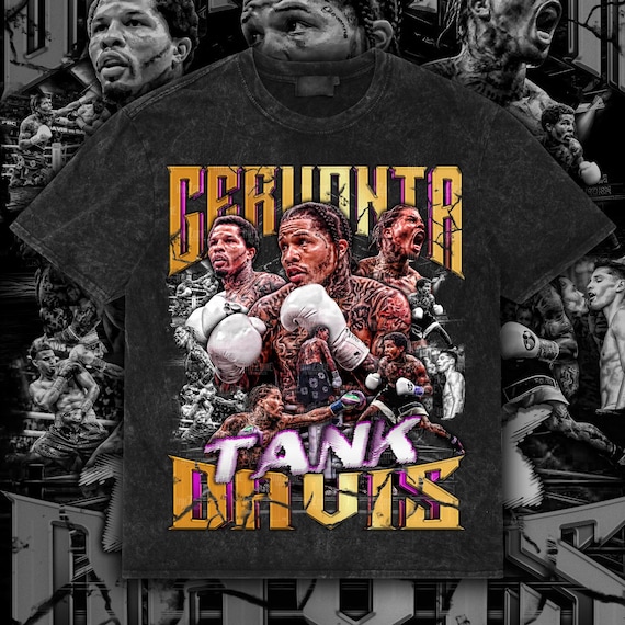 Gervonta Davis Custom Design PNG | Retro Vintage Front Artwork