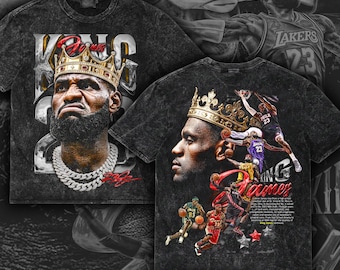 LeBron James Legacy Retro Design Tee | Vintage Basketball PNG| Front Artwork | 300 DPI | with Halftone File | Ready to Print