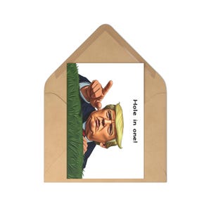 trumpin up a Hole in One Postcards (7 pcs)