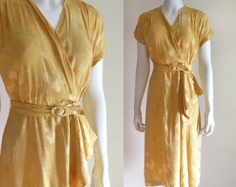 Yellow Damask Dress