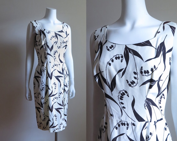 1960s Lily of the Valley Dress - Size 10