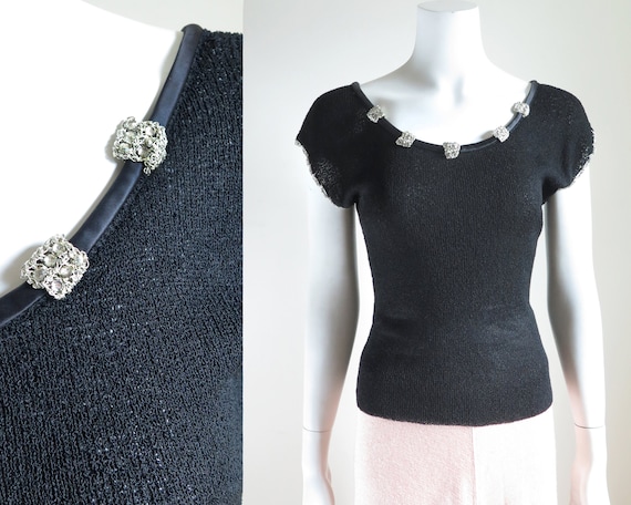 1940s Knit Top - M