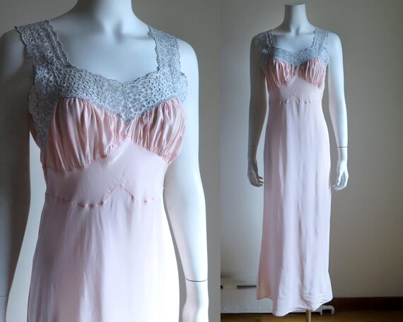 40s Eyelet Nightgown - S/M