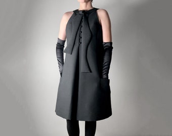 Geoffrey Beene Mod Little Black Dress degli anni '60–S