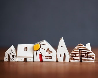 Montessori Miniature Houses with Sunshine