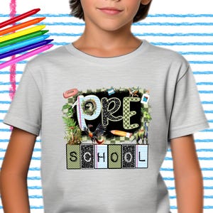 Dinosaurier Schule T-Shirt: Lustiges Dino Zurück zur Schule T-Shirt