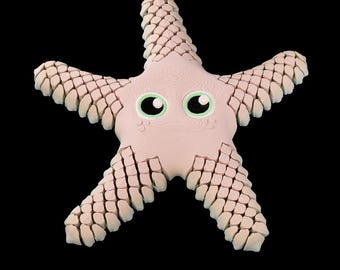 Sandy the Sea Star Flexi Spielzeug Ozean Kreatur Kinder Geschenk Strand Tier Figur