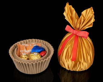 Ostern Leckerli Schüssel 3D Gedruckt Korb Candy Halter Frühling Geschenk Dekor