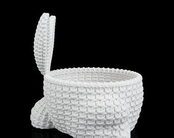 Osterhasenschale - 3D gedruckter saisonaler Dekor- & Leckerbissenhalter