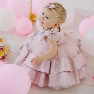 First Birthday Dress,  Princess dress for girls, Baby Girl Party Dress, Birthday dress for girls, 1st birthday dress