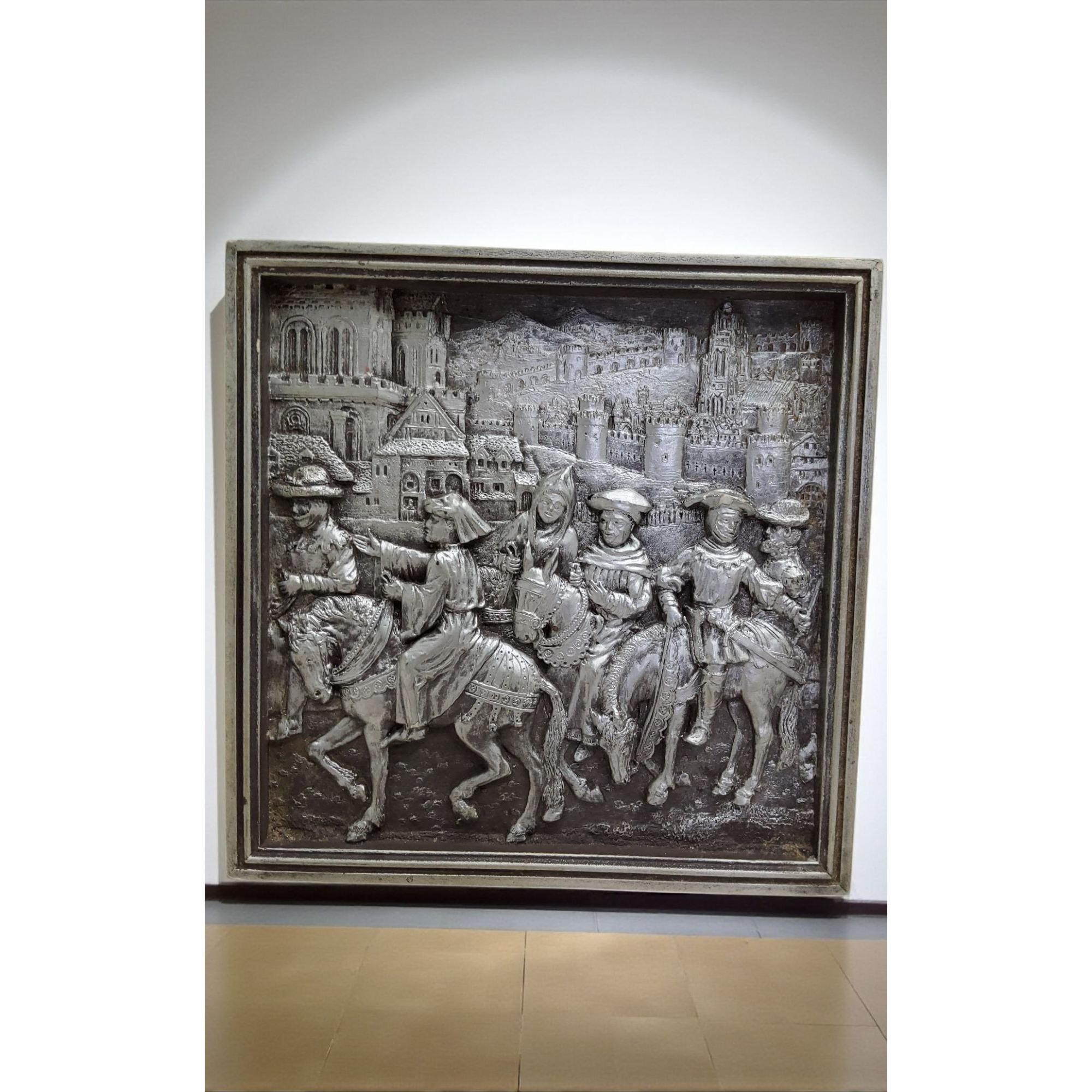 Vintage Marcus Designs Chalkware Handmade in England Medieval Wall 