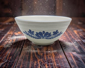 vintage 1960s-70s platzgraff yorktowne stoneware mixing bowl