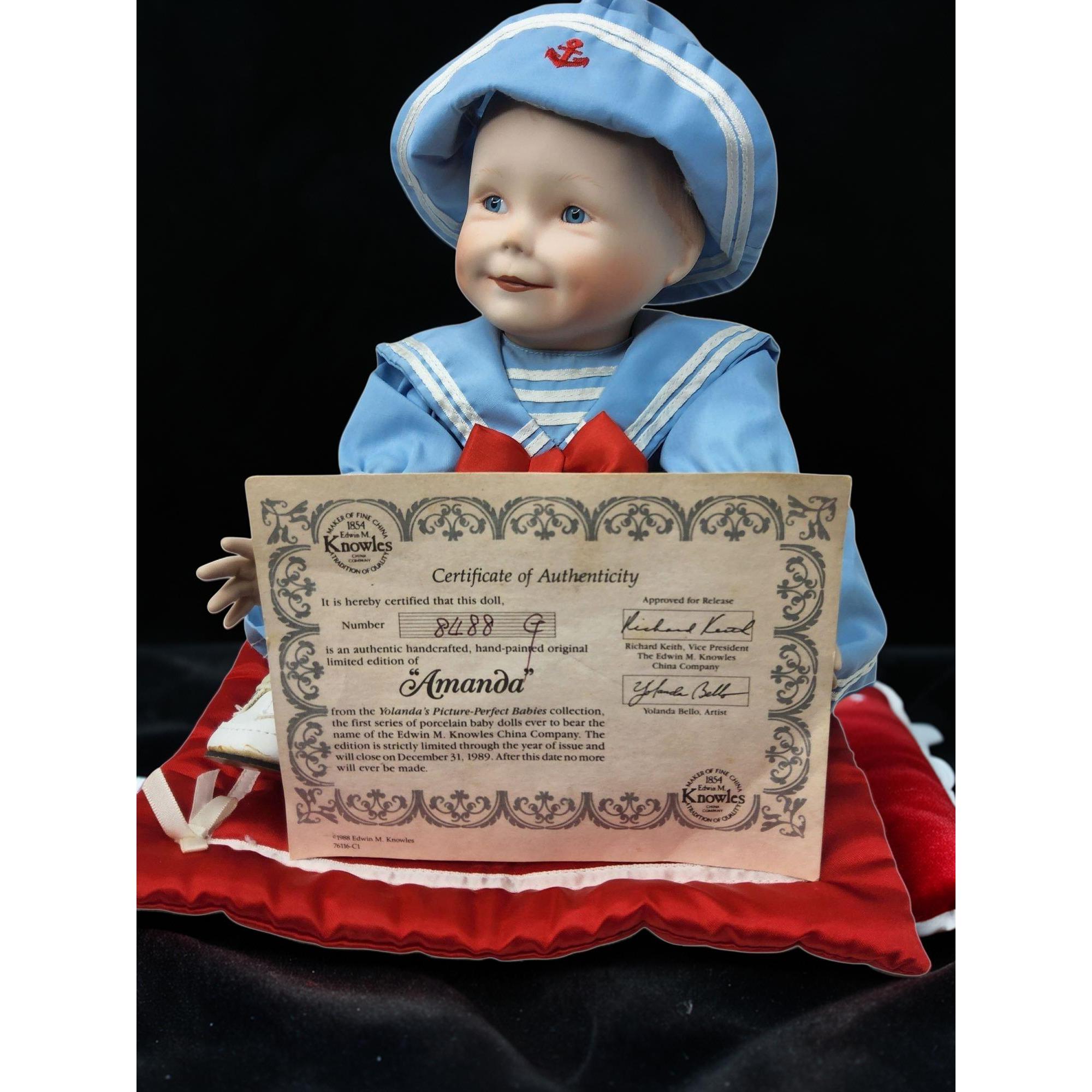 Vintage 1988 Ashton Drake Picture Perfect Babies Collection Amanda