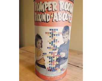 Vintage Early 1970's Molenaar Inc. Romper Room Round* Abouts Building Toys.