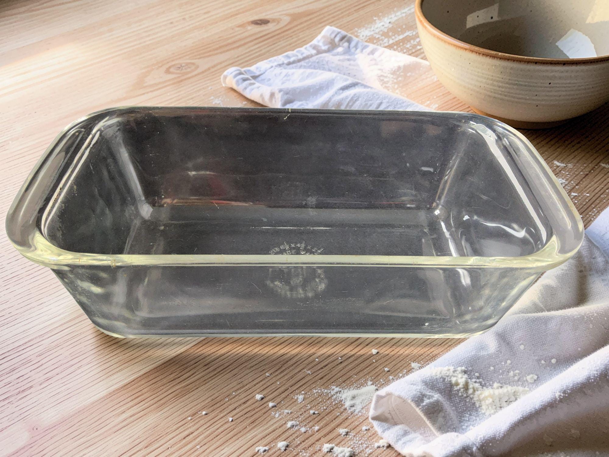 Vintage Clear Pyrex Loaf - Etsy