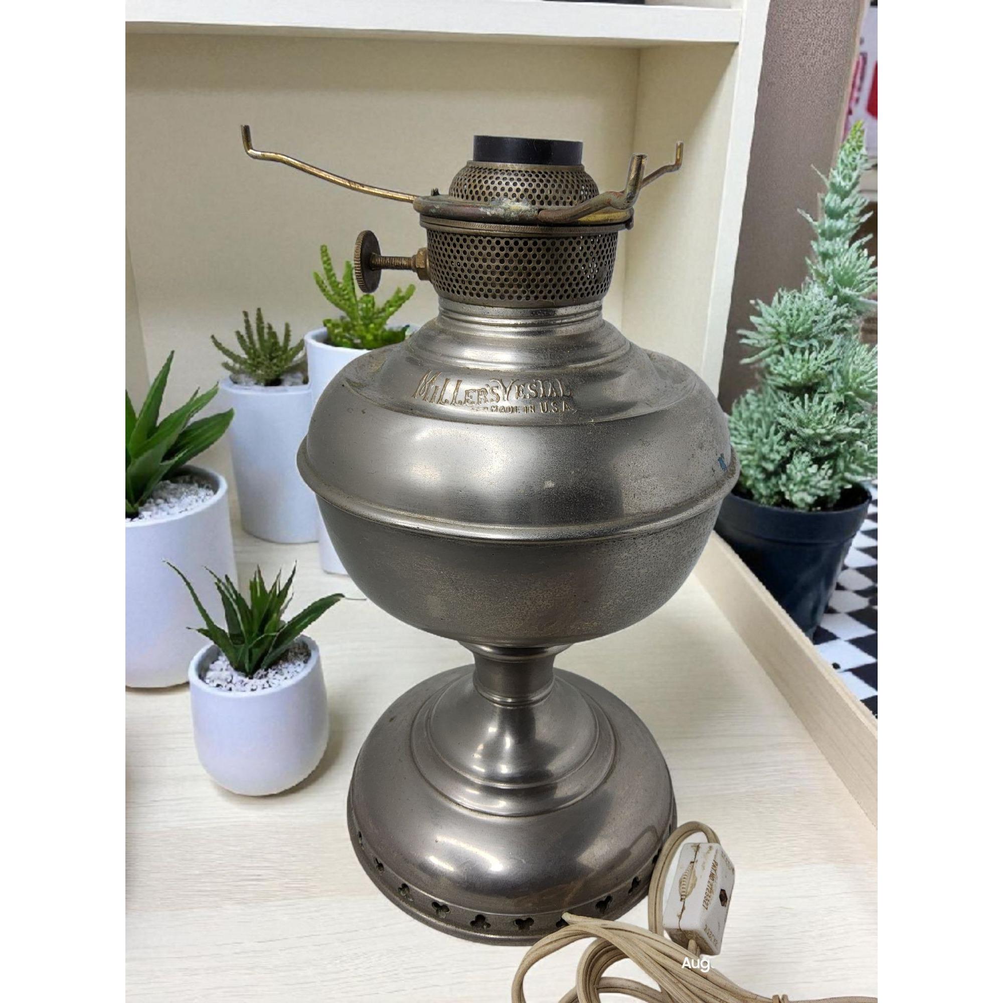 Antique Miller Table Lamp - Etsy