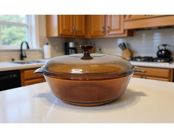 Vintage Anchor Hocking "Fire-King" 1.5qt. Casserole Dish #437.