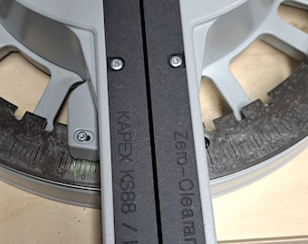 2 x Zero Clearance Black MDF 8mm Inlay compatible with Festool Kapex KS120 and KS88 | perfect fit!