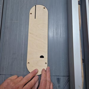 Zero clearance insert compatible with table saw Dewalt DWE7492,DWE7491, DWE7480, DWE7499, DWE7490 and DWE7490X Inlay Birch Plywood