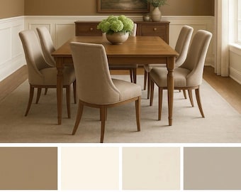 TIMELESS TAUPE ELEGANCE Sherwin Williams Farbpalette, ** Professionelle virtuelle und persönliche Innenausstattungsservices werden separat angeboten **