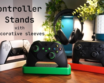 Universal Gaming Controller Stand with Decorative Sleeves