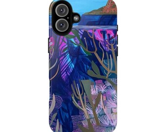 Vibrant Phone Case, Tough Cases, Art-Inspired Accessories, Personalized Gift, Colorful Mobile Protection, Unique Design