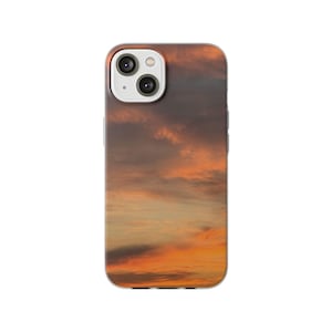 Étui pour téléphone Sunset Sky, Housse de téléphone flexible, Accessoire esthétique pour téléphone, Cadeau pour elle, Usage quotidien, Étui pour smartphone tendance