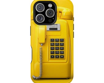 Custodia magnetica resistente per telefono vintage - Retro, accessori per telefono, custodia resistente, regalo per amanti della tecnologia, design unico