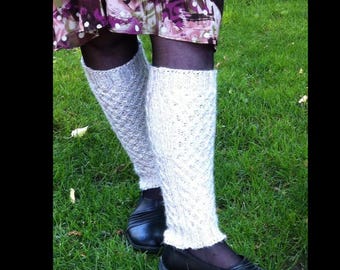 Lattice Boot Topper Leg Warmer knitting pattern PDF only