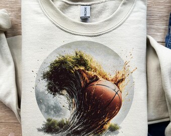 Ola de baloncesto, Sueño de aro, Deporte oceánico, Salpicadura de balón, Juego de poder, png, svg, sublimación, dtf, diseño de camiseta, Liga Mayor, Selección épica, Archivo directo