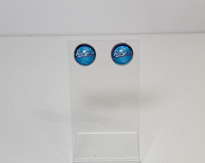 Texas Rangers Stud Earrings