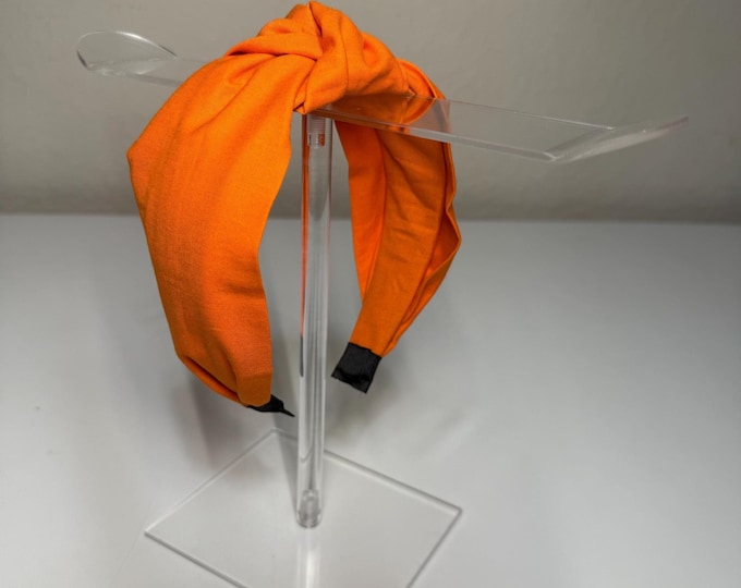 Orange Knotted Headband
