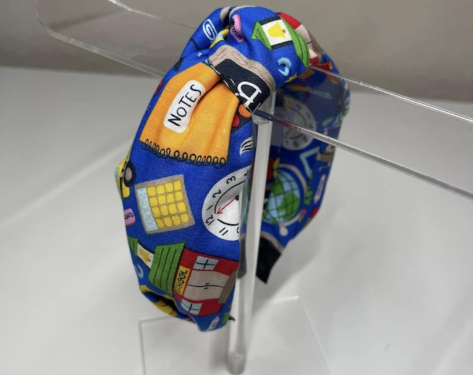 Bright School Days Knotted Headband