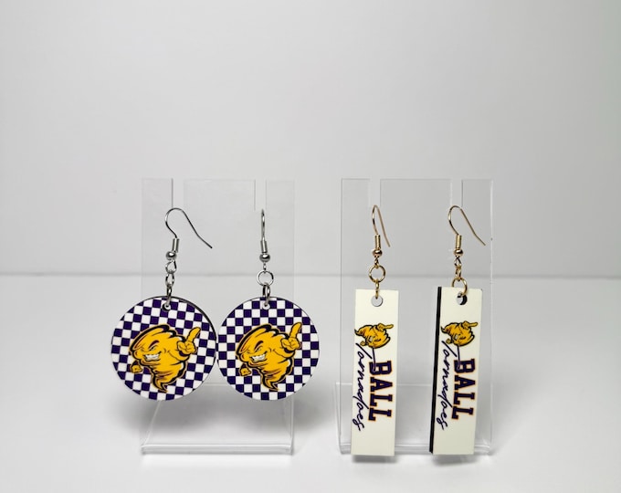 Ball High Tornadoes Earrings (SOLD SEPARATELY)