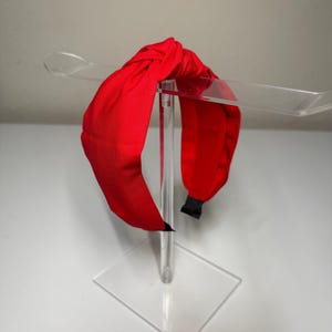Red Knotted Headband