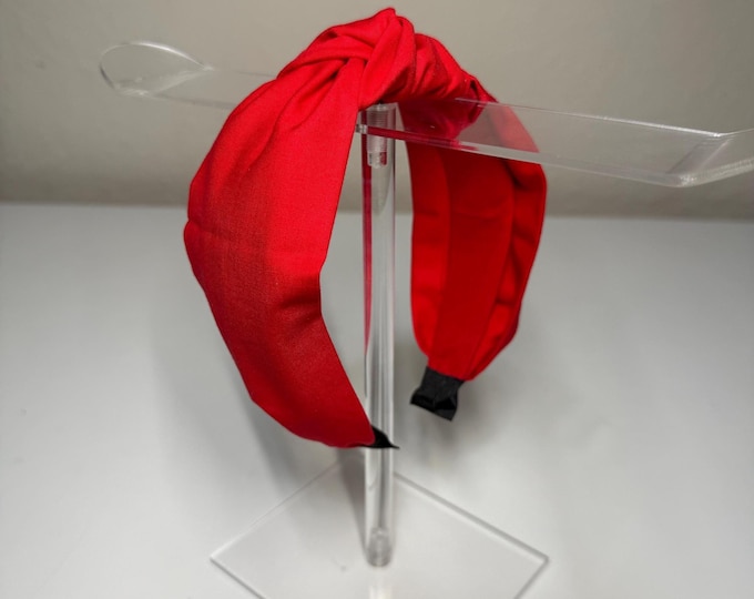 Red Knotted Headband
