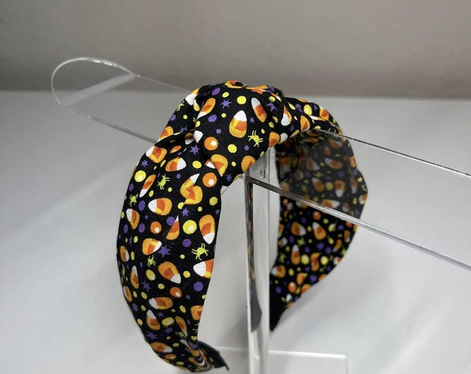 Candy Corn Knotted Headband