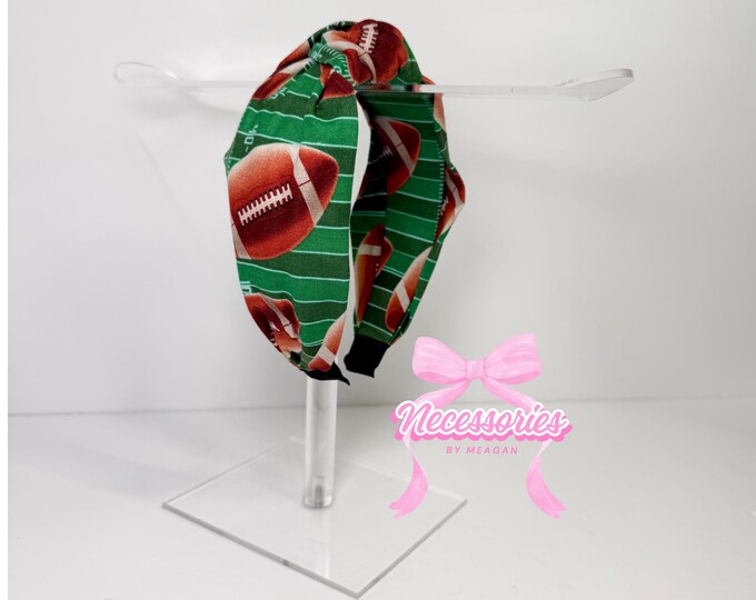 Football Field Knotted Headband