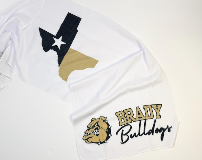 Brady Bulldogs Cooling Towel