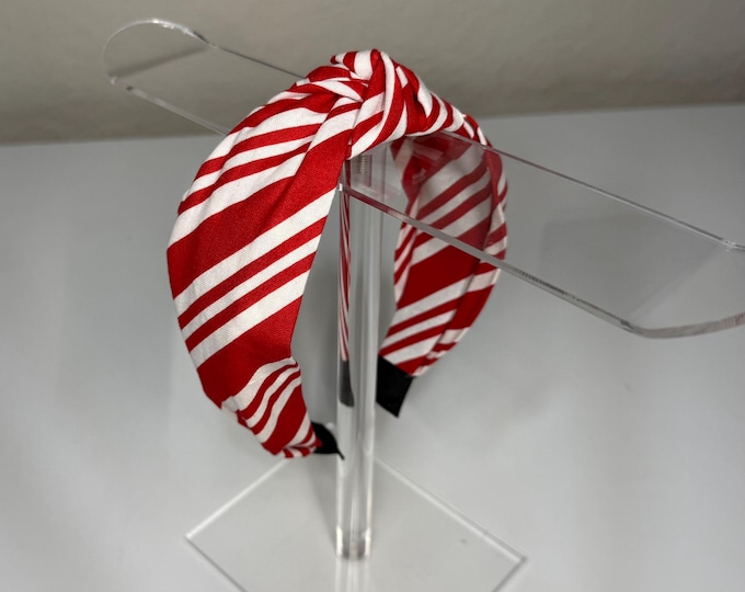 Candy Cane Stripes Knotted Headband