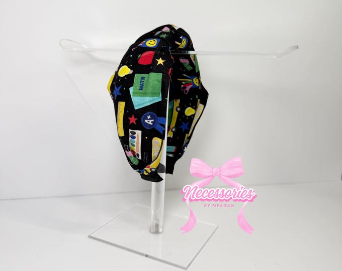 Knotted Headband - Back-to-School Print
