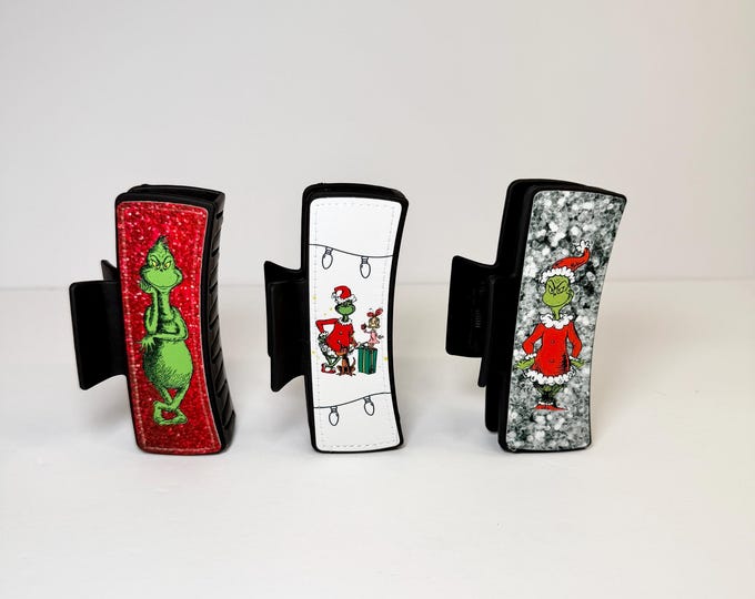 Grinch Hair Clip Collection