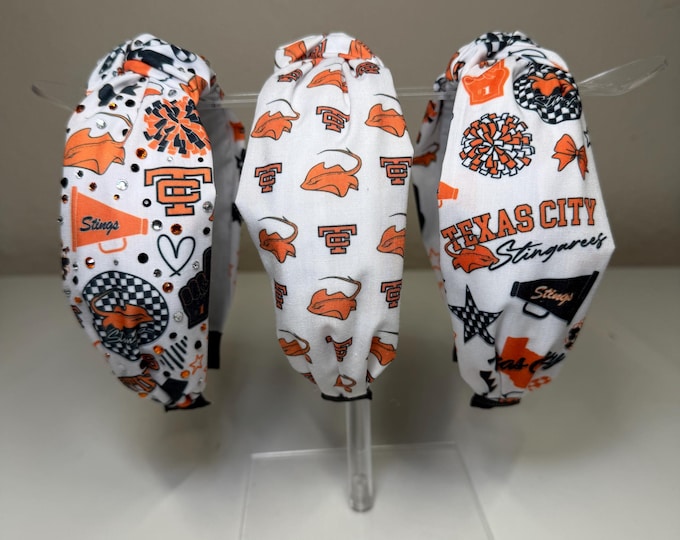 Texas City Stingarees Knotted Headband (SOLD SEPARATELY)