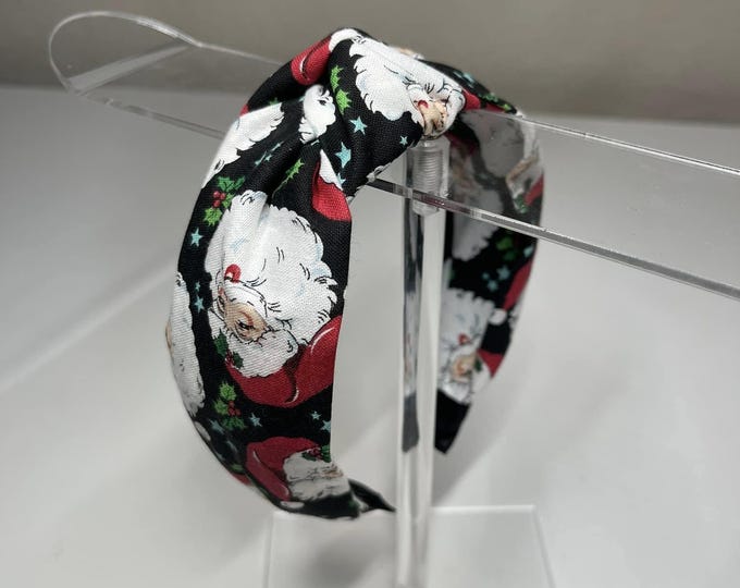 Jolly Santa Knotted Headband