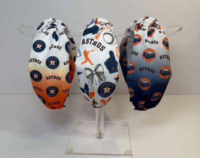 Houston Astros Knotted Headbands