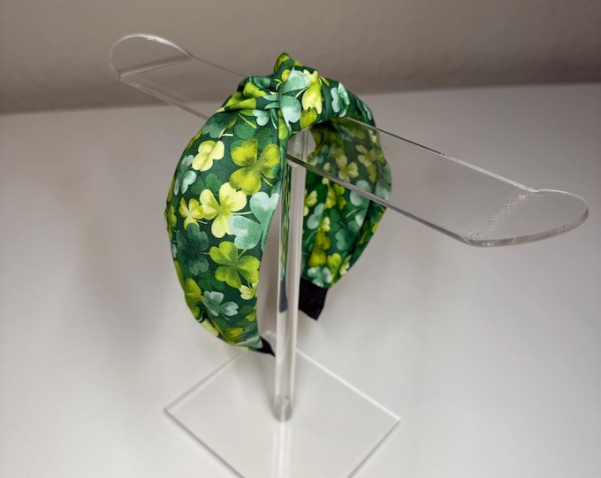 Shamrock Knotted Headband